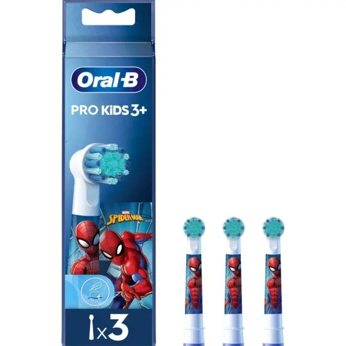 Oral-B Pro Kids børstehoder med Spider-Man 3 stk