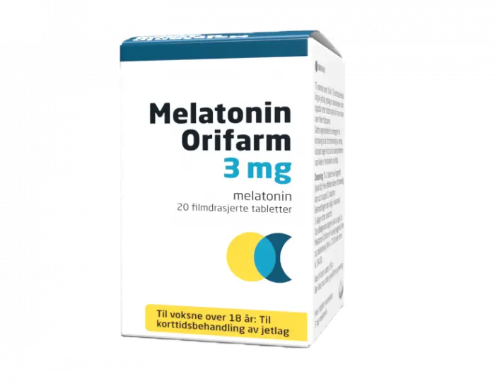 Melatonin Orifarm 3 mg tabletter 20 stk
