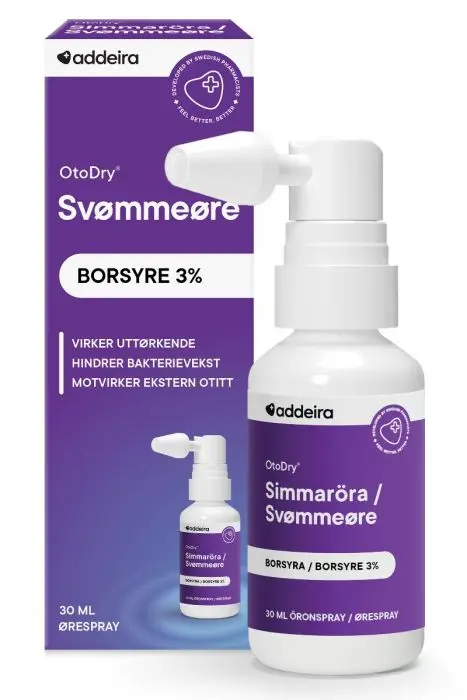 Addeira Addeira OtoDry Svømmeøre 30 ml