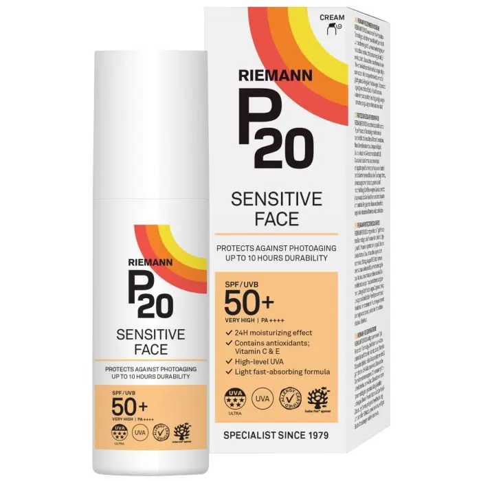 P20 Sun Cream Sensitive Face SPF 50+ 50 g