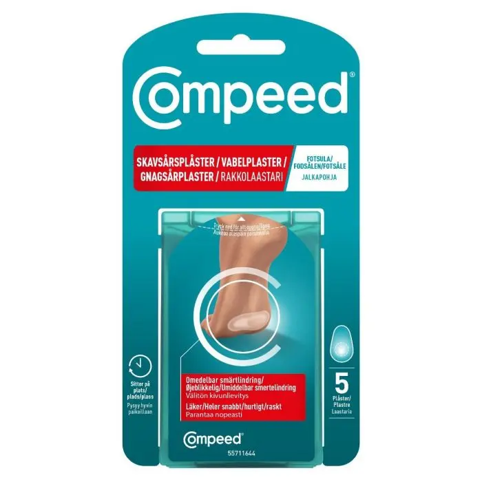 Compeed Gnagsårplaster Sport under foten 5stk