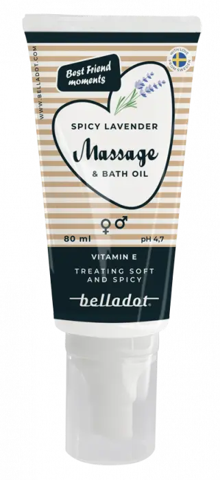 Belladot Spicy Lavender Massage & Bath Oil 80 ml