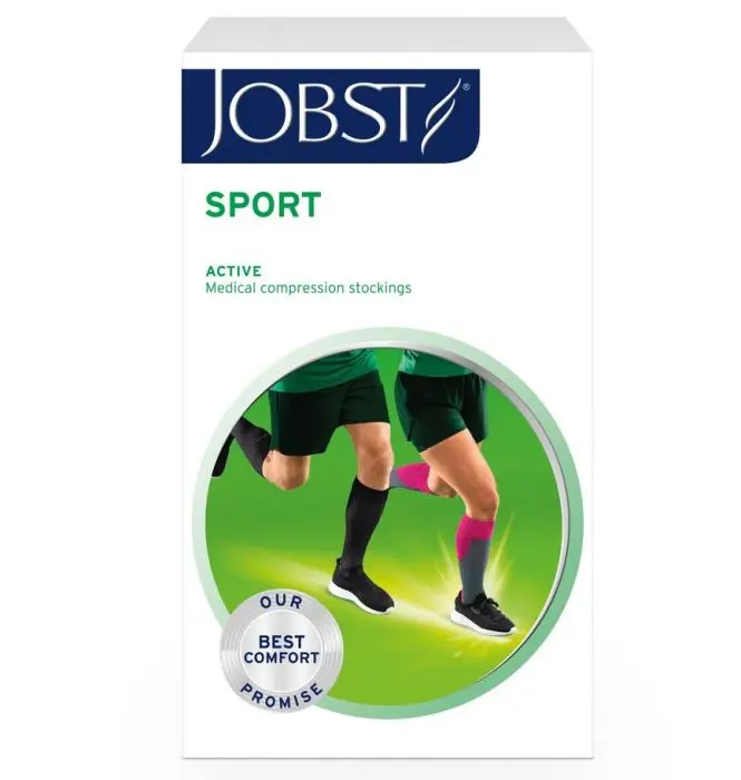 Jobst Sport Active kompresjonsstrømper klasse 1 S sort 1 par
