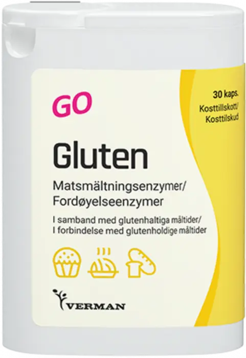 Gluten go kapsler 30STK