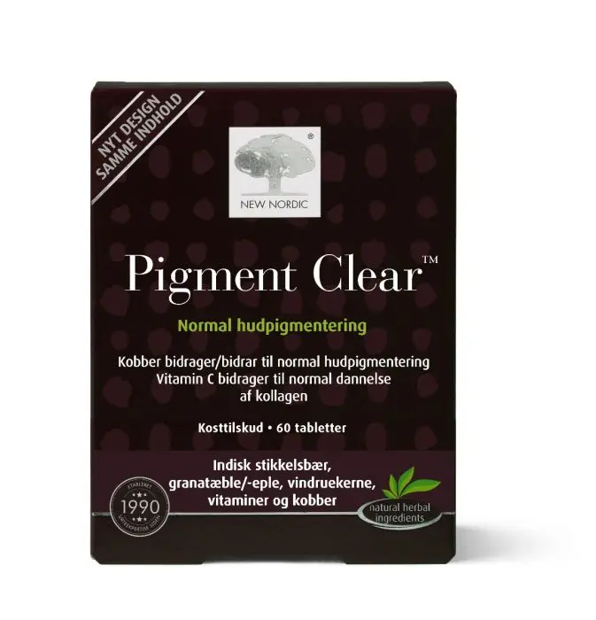 New Nordic Pigment Clear 60 tabletter