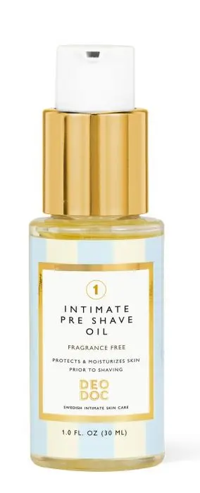 DeoDoc Intimate Pre Shave Oil parfymefri 30 ml