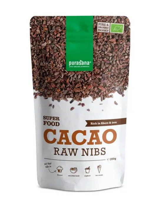 Purasana Cacao Raw Nibs 200 g