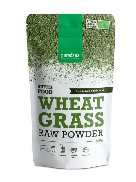 Purasana Wheat Grass Raw Powder 200 g
