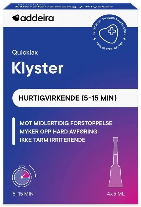 Addeira Quicklax Klyster 4x5ml
