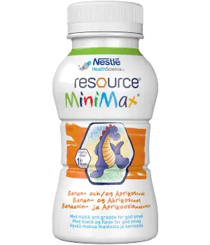 Resource MiniMax næringsdrikk banan- og aprikossmak 2x200 ml
