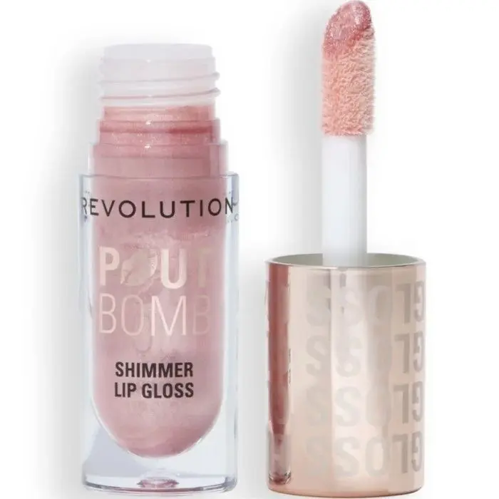 Revolution Pout Bomb Shimmer Gloss Shine Pink 4,5ml
