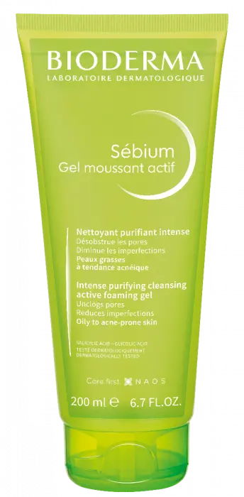 Bioderma Sebium Gel Moussant Actif 200 ml
