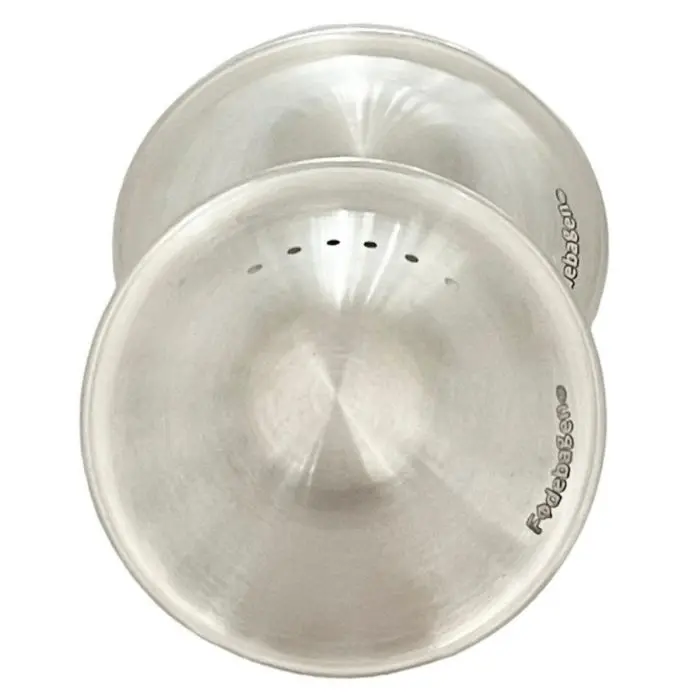 Fødebagen SilverCups Air m/silikonringer S/M 1 par