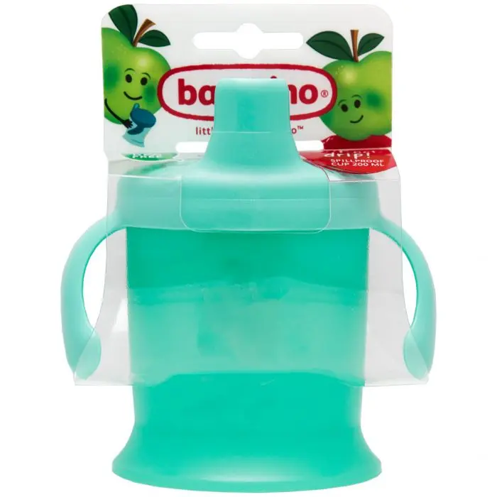 Bambino Sip Not Drip Spillprof måltidskopp mint 1 stk
