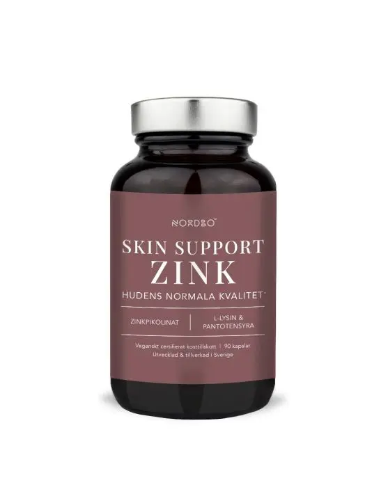 Nordbo Skin Support Zink 90 kapsler