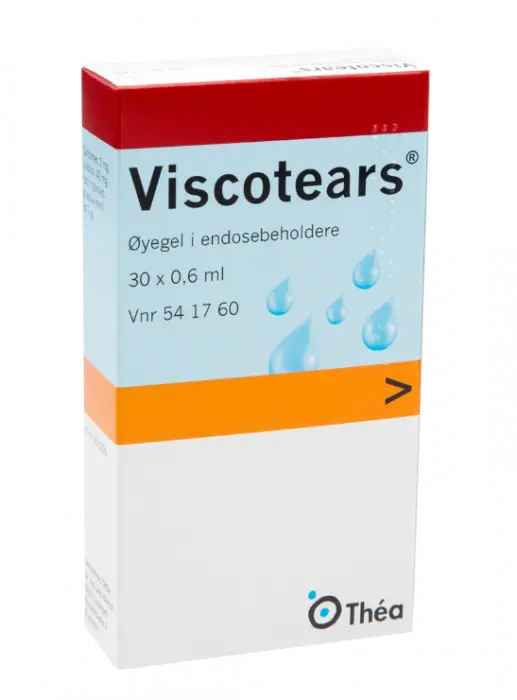 Viscotears 2 mg/g øyegel endosebeholder 30x0,6 ml
