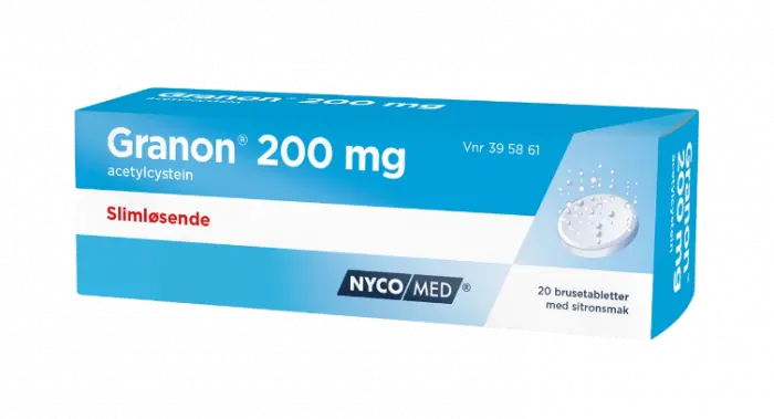 Granon 200 mg brusetabletter 20 stk