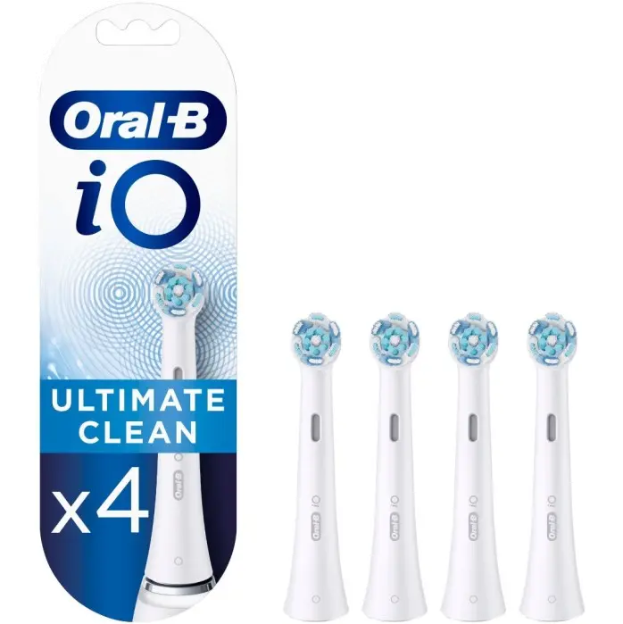 Oral-B iO Ultimate Clean børstehoder hvit 4 stk