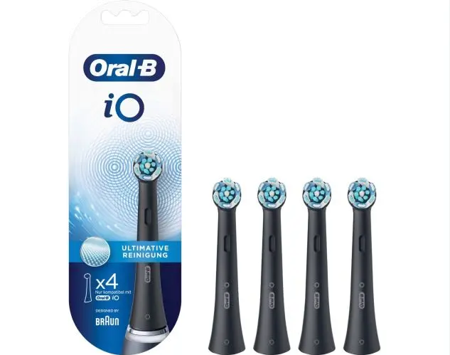 Oral-B iO Ultimate Clean børstehoder svart 4 stk