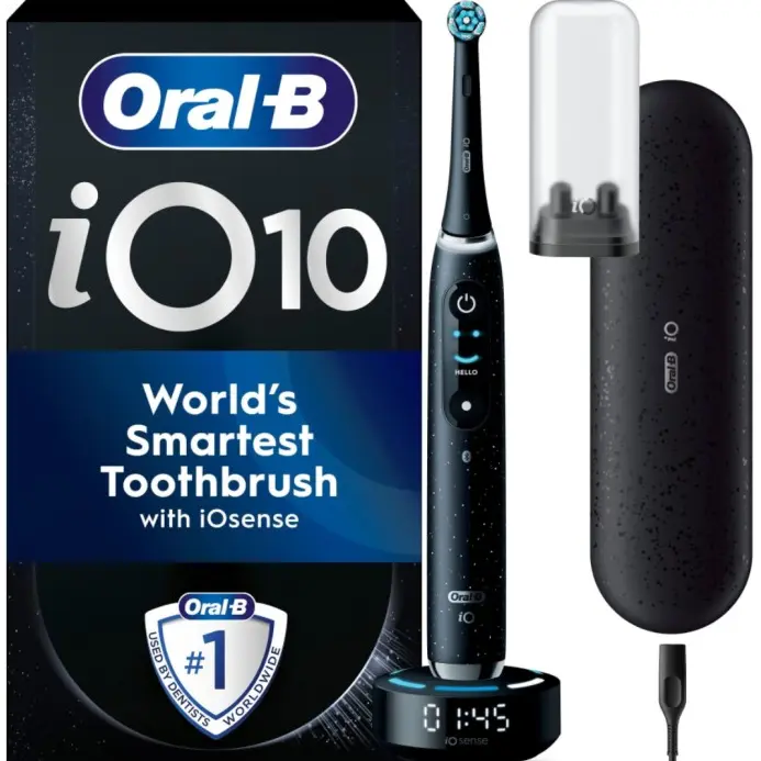 Oral-B iO 10 elektrisk tannbørste Cosmic Black