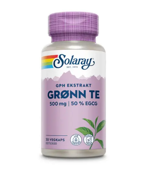 Solaray GPH grønn te 30 kapsler