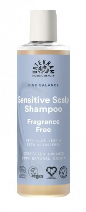 Urtekram Fragrance Free Shampoo 250 ml