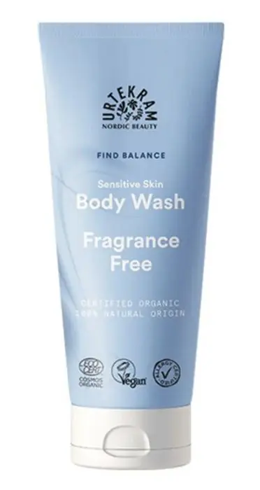 Urtekram Find Balance Fragrance Free Bodywash 200 ml