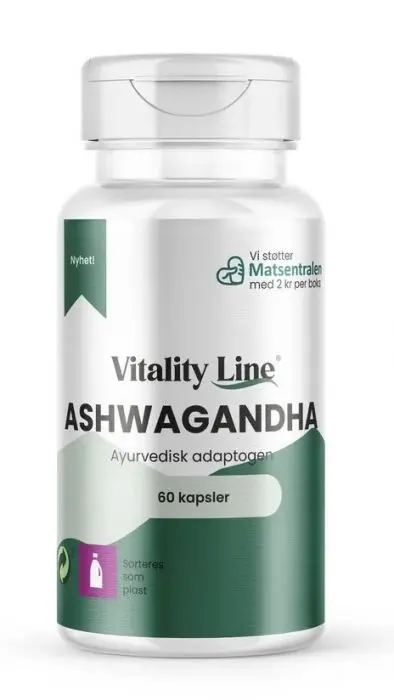 Vitality Line Ashwagandha 60 kapsler