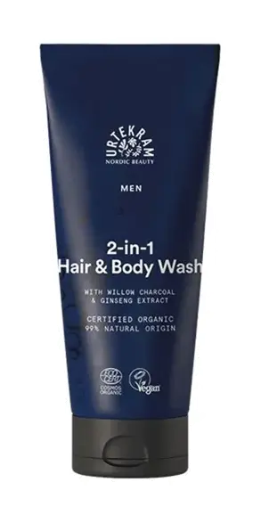 Urtekram Men 2-in-1 Hair & Body Wash 200 ml