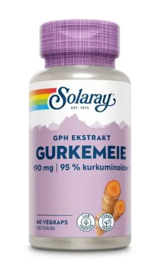 Solaray GPH gurkemeie 60 kapsler