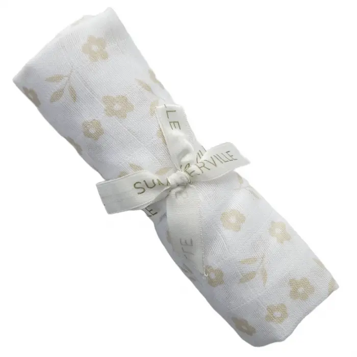 Summerville Organic Muslin babyteppe petal sandshell 1 stk