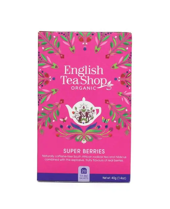 English Tea Shop SuperBerries koffeinfri te 20 stk