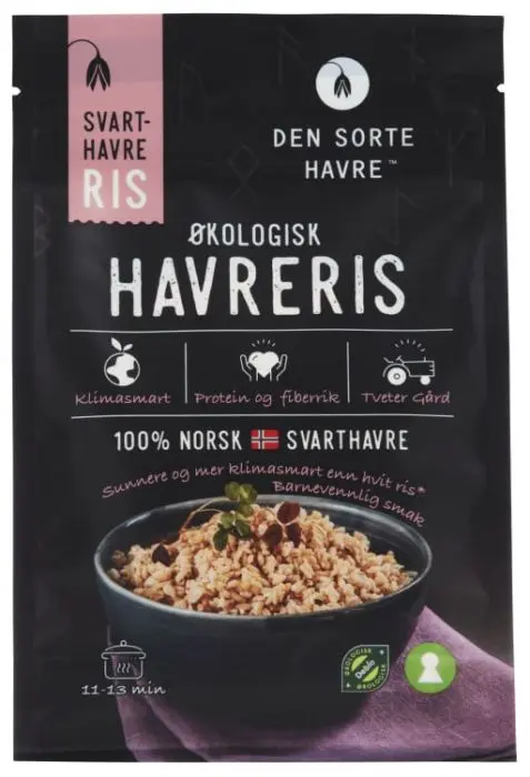 DEN SORTE HAVRE havreris 500 gram