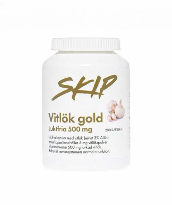 SKIP Hvitløk Gold 200 stk