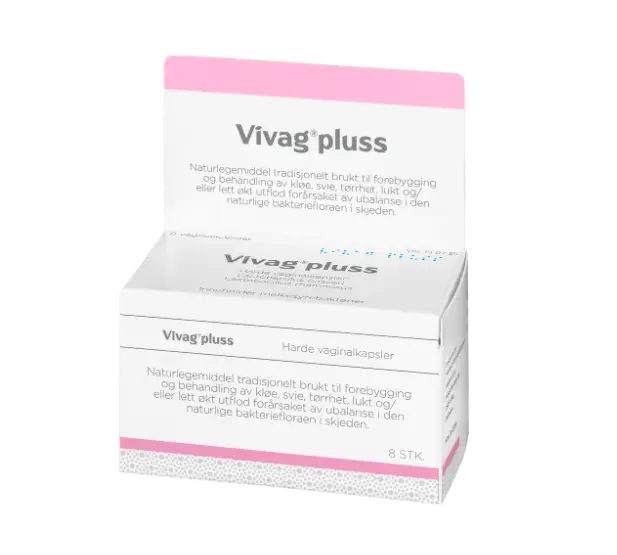 Vivag pluss vaginalkapsler 8 stk
