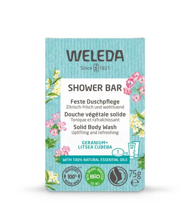 Weleda Shower Bar Geranium 75 g