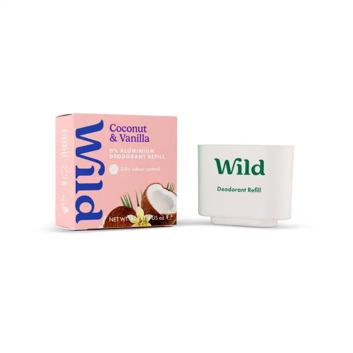 Wild Refillable Natural Refill Deodorant Coconut & Vanilla 40 g