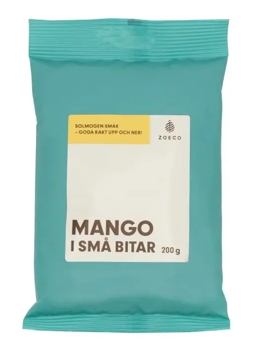 Zoeco mango i små biter usøtet 200 g