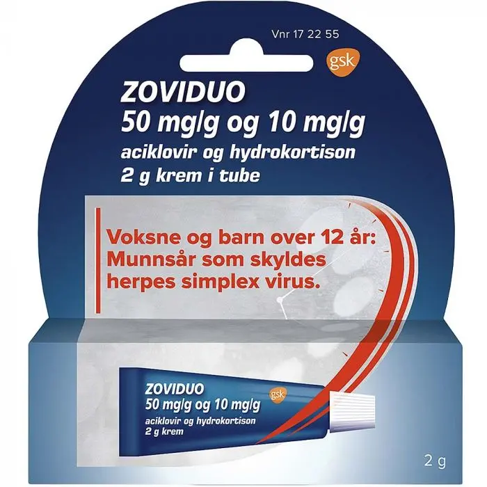 Zoviduo 50+10 mg/g krem 2 g