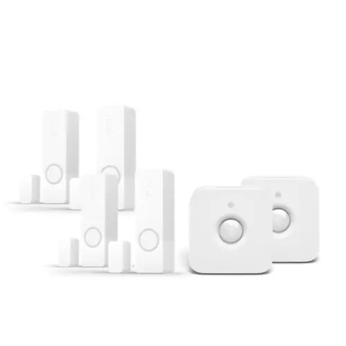 Pakke: 4 x Secure kontaktsensorer + 2 x Motion sensors