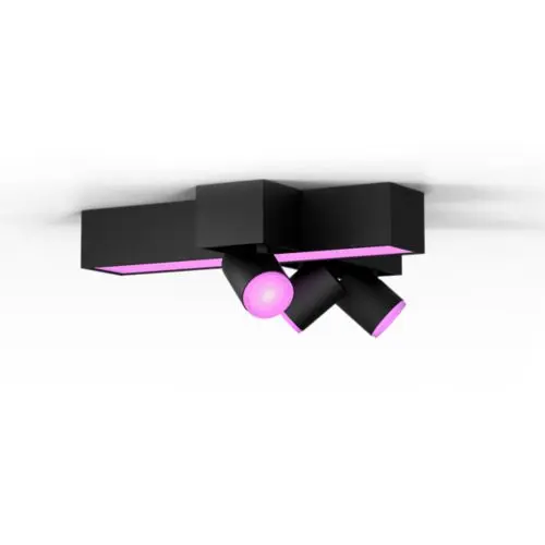 Centris taklampe med 3 spotlight kryss