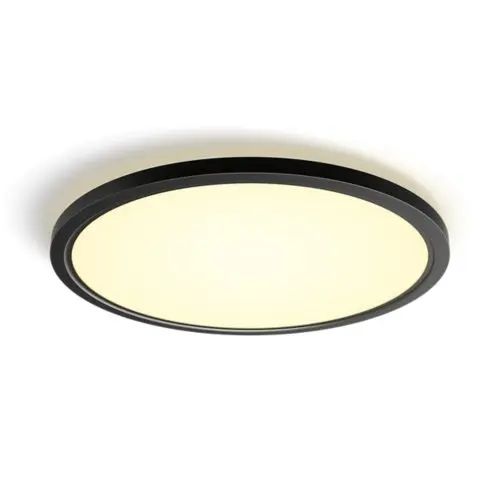 Tento rund WA LED-takpanel, 54,2 cm svart
