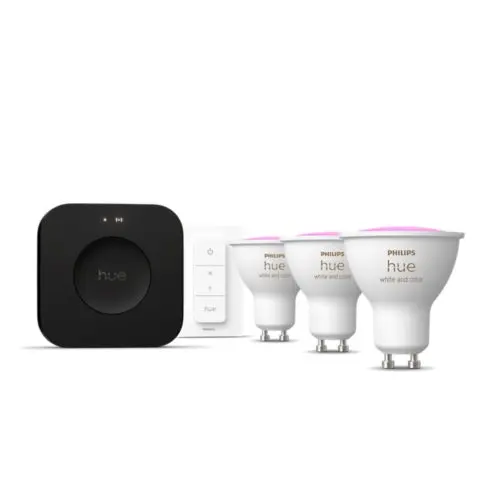 Startpakke: 3 GU10-lyspærer + Dimmer switch + Bridge Pro