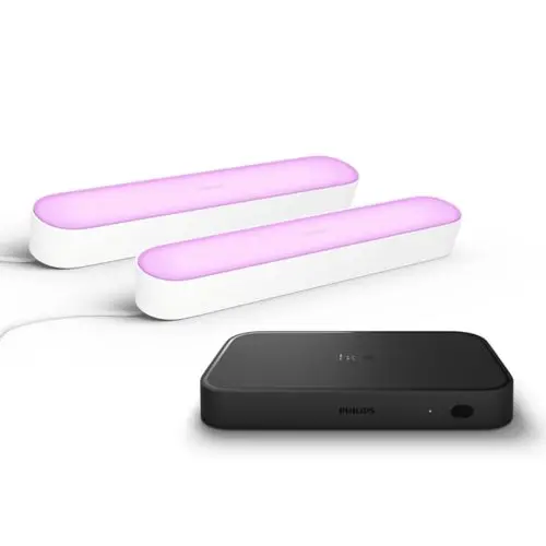 Flerpakke: 2-pakning Play bar hvit + Hue sync box 8K