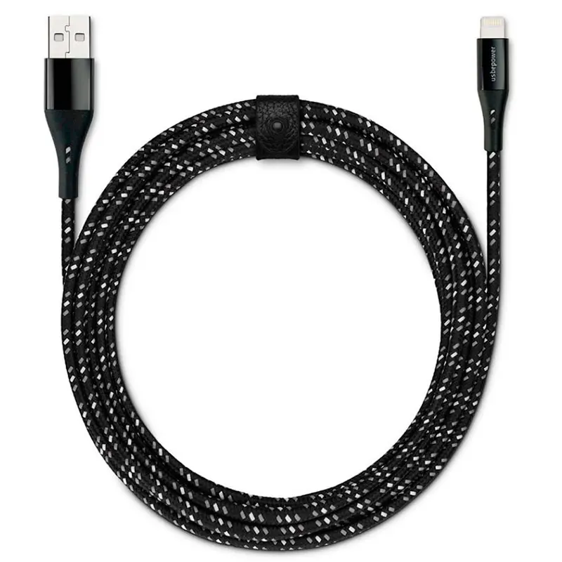 Usbepower Evertek Lightning-kabel 1,2 m (USB-A til Lightning) Gull