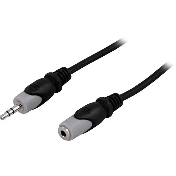 Deltaco Minijack forlengelseskabel Pro - 5m