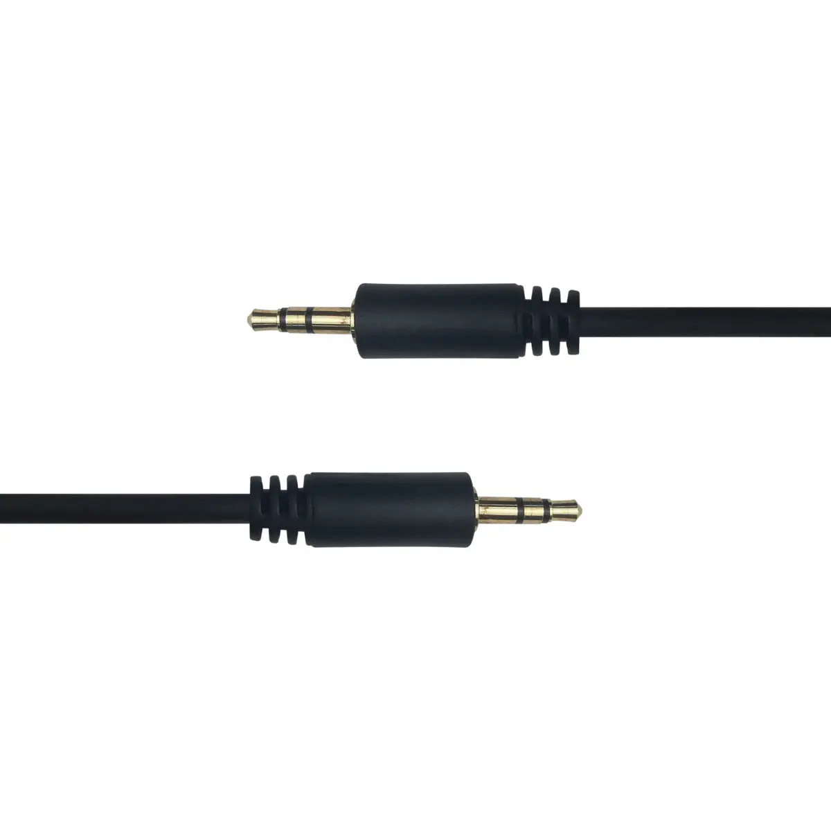 Deltaco Minijack kabel 3m (2x3,5mm) Svart