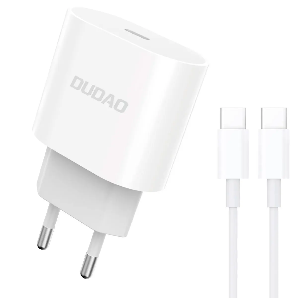 Dudao A14EUC USB-C lader med 1m kabel, 20W