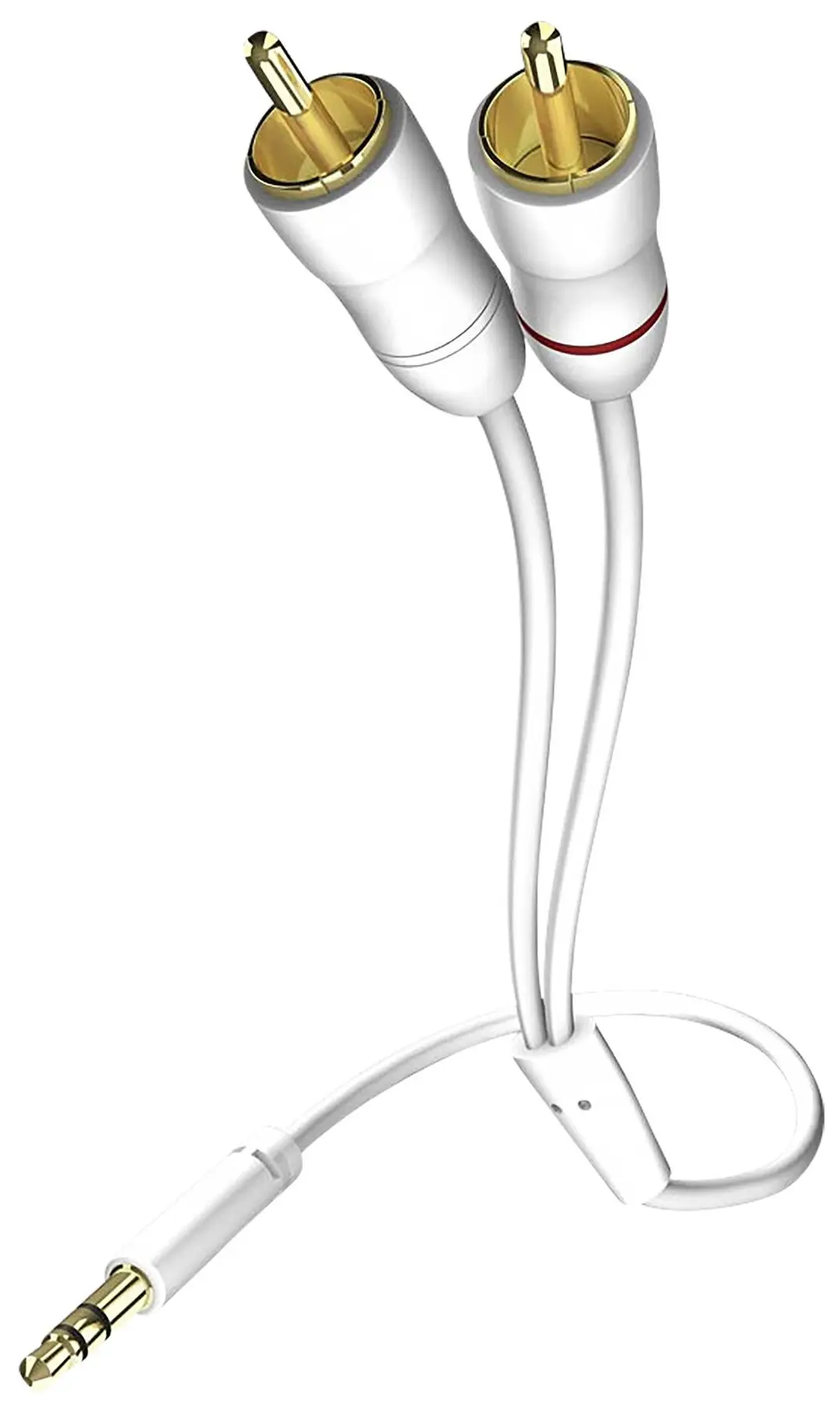 In-Akustik Star Minijack til RCA-kabel - 0,5m (1x3,5mm hann / 2x RCA hann)