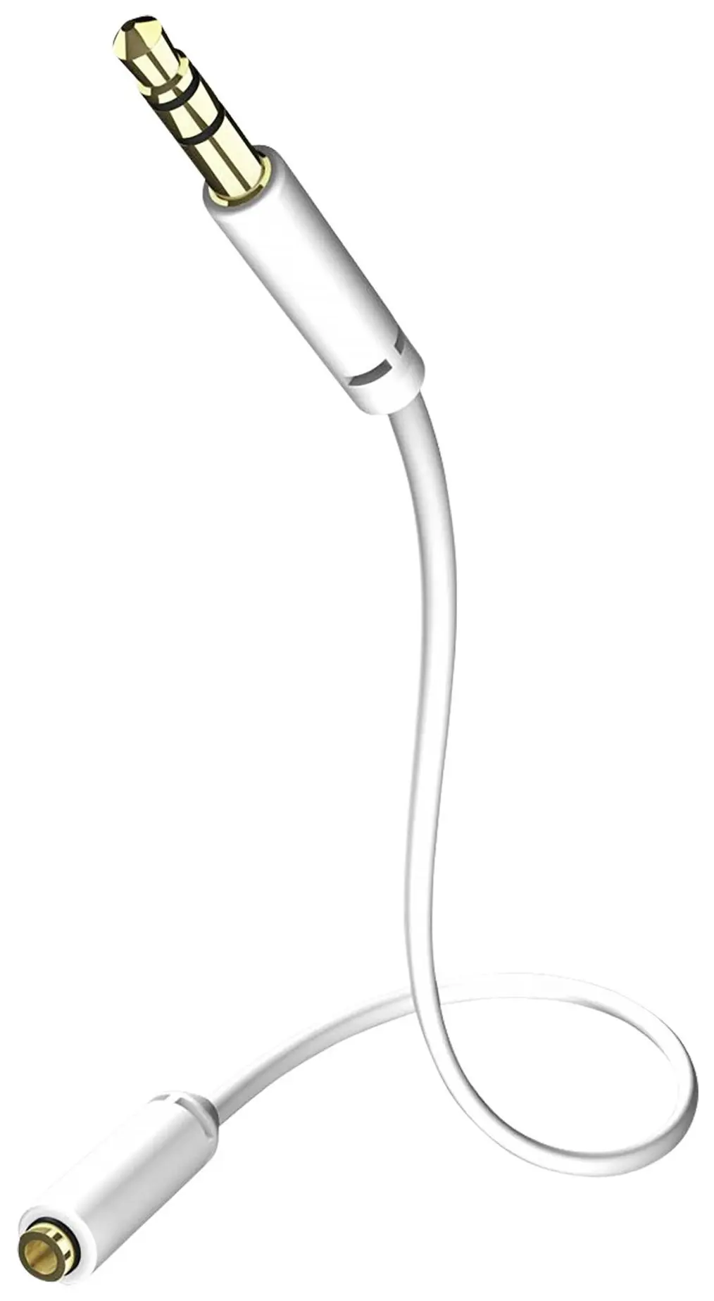 In-Akustik Star Minijack forlengelseskabel - 5m (3,5mm hann/3,5mm hunn)